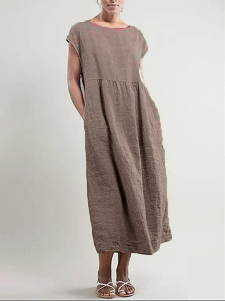 Zara - Robe Confortable Grande Taille Femme Découvrez notre robe Zara, une création mode grande taille qui allie confort absolu et élégance française. Cette robe élégante grande taille offre une aisance incomparable tout en maintenant un style raffiné, pa