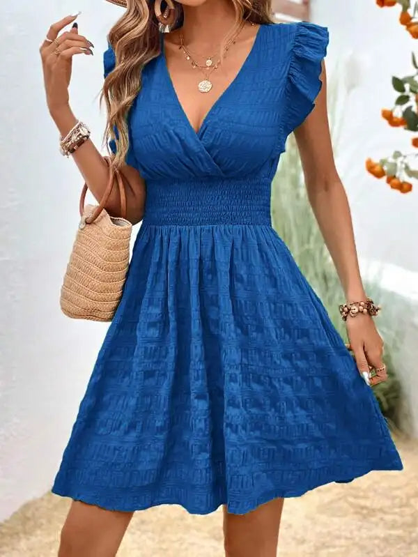 Julia - Robe d'Été Grande Taille Femme Élégante Découvrez notre robe Julia, une création mode grande taille qui capture l'essence de l'été avec une touche d'élégance française. Cette robe élégante grande taille allie style contemporain et confort estival,