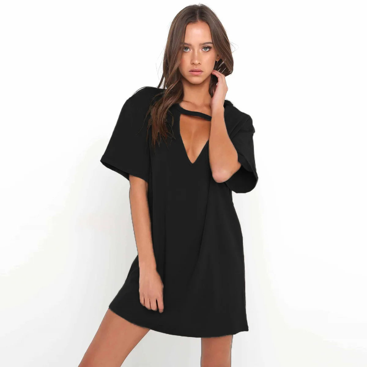 Clara - Robe Décontractée Grande Taille Femme Découvrez notre robe Clara, une création mode grande taille qui allie le confort quotidien à l'élégance française. Cette robe élégante grande taille offre une simplicité raffinée et un style contemporain, parf