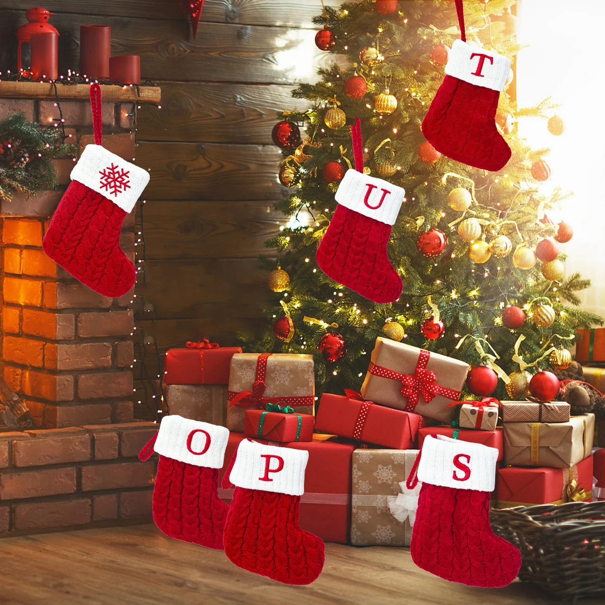 BAS DE NOËL - Chaussette de Noël Personnalisée Découvrez notre bas de Noël personnalisé, une création qui marie tradition festive et élégance française. Cette chaussette de Noël offre un design raffiné et magique, créée pour ceux qui recherchent une pièce