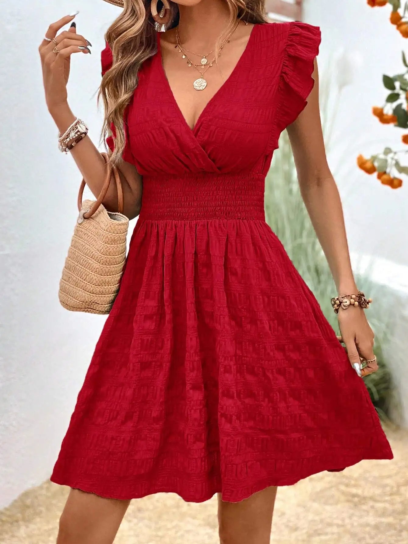 Julia - Robe d'Été Grande Taille Femme Élégante Découvrez notre robe Julia, une création mode grande taille qui capture l'essence de l'été avec une touche d'élégance française. Cette robe élégante grande taille allie style contemporain et confort estival,