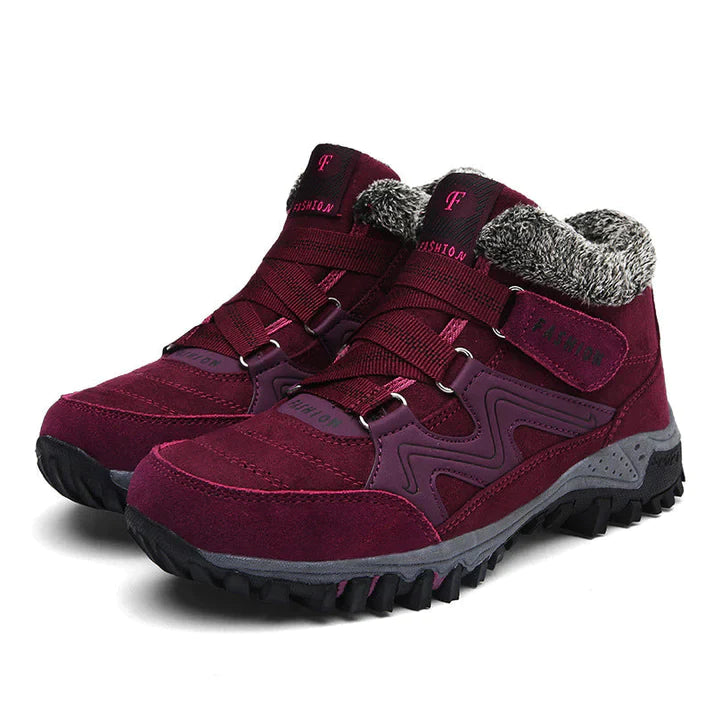 ELOISE - Bottines de Neige en Cuir Grande Taille Découvrez nos bottines ELOISE, une création mode grande taille qui marie protection hivernale et élégance française. Ces bottines grande taille offrent une silhouette raffinée et imperméable, créées pour le