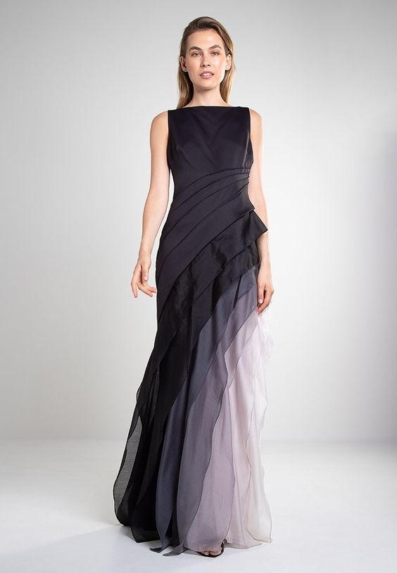Sherica - Robe Dégradée Grande Taille Femme Élégante Découvrez notre robe Sherica, une création mode grande taille qui allie l'effet dégradé multicouche à l'élégance française. Cette robe élégante grande taille offre un style sophistiqué avec ses nuances