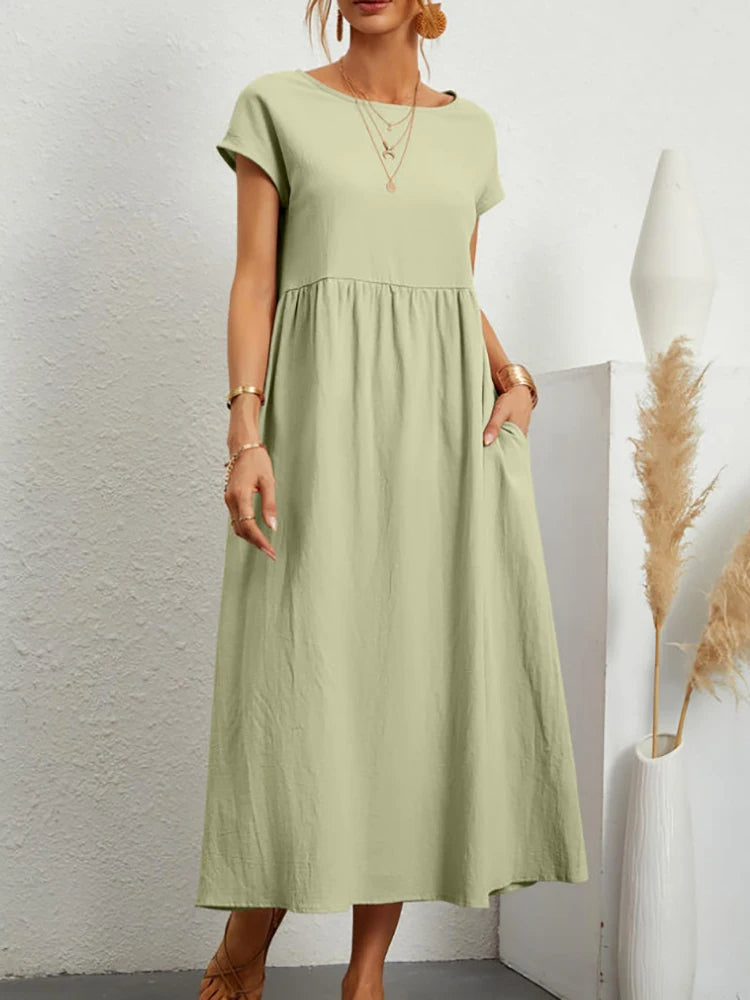 Zara - Robe Confortable Grande Taille Femme Découvrez notre robe Zara, une création mode grande taille qui allie confort absolu et élégance française. Cette robe élégante grande taille offre une aisance incomparable tout en maintenant un style raffiné, pa