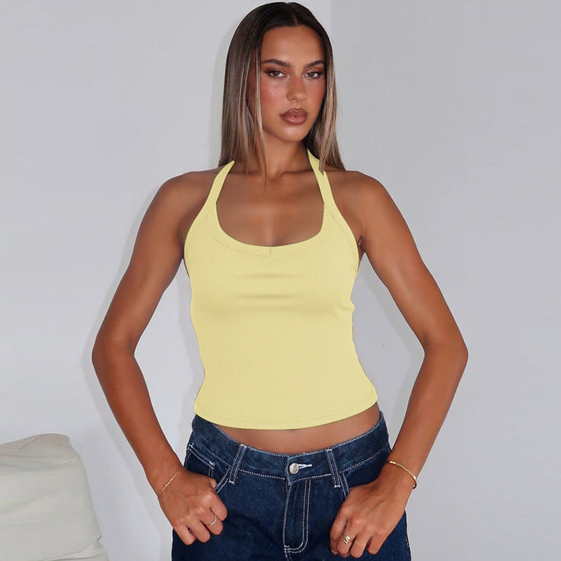 Top Femme Moulant Sans Manches