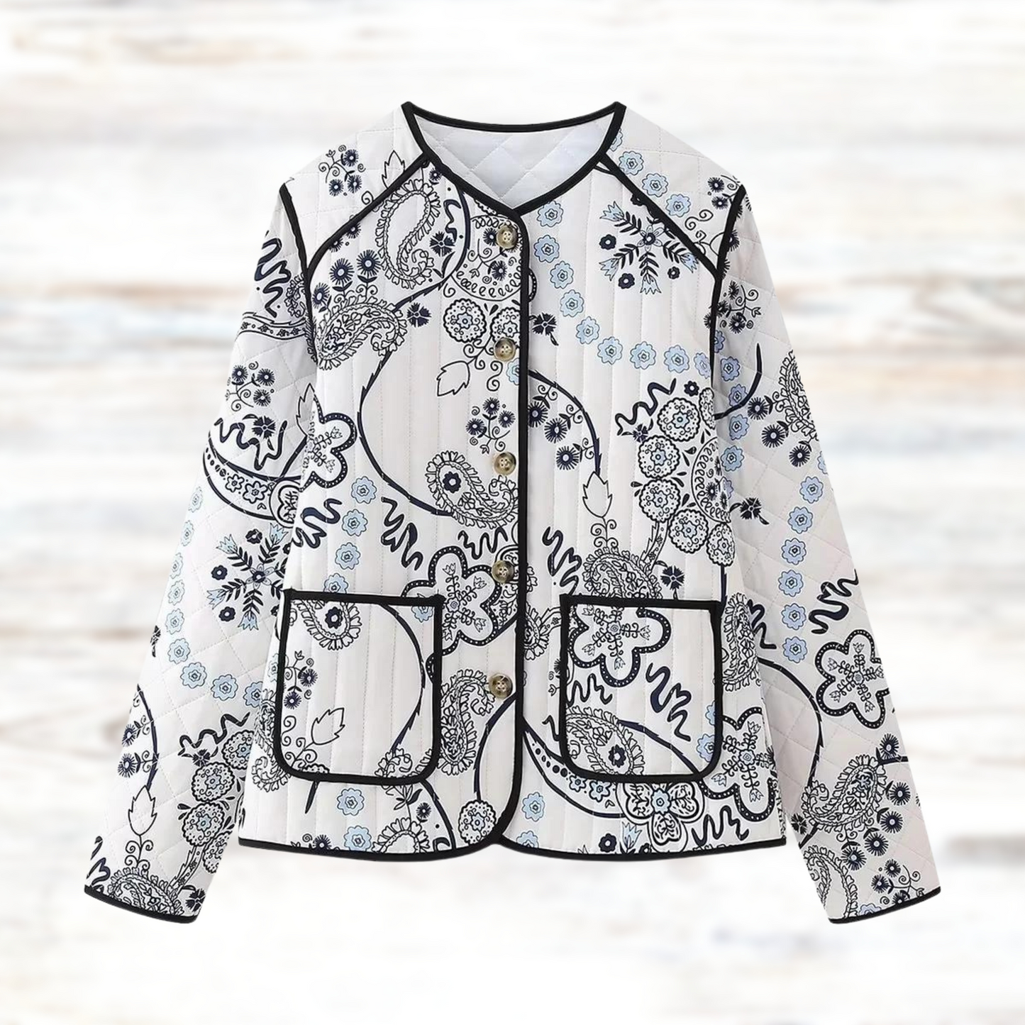 LULA - Veste Vintage Fleurie Grande Taille Découvrez notre veste LULA, une création mode grande taille qui allie charme vintage et élégance française. Cette veste fleurie grande taille offre un design rétro et romantique, idéale pour les femmes qui souhai