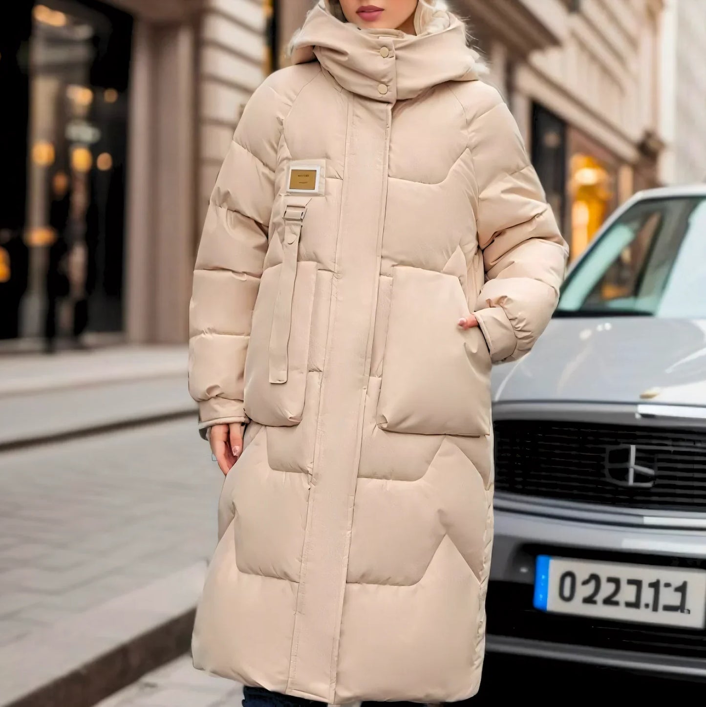 WENDY - Doudoune Longue Imperméable Grande Taille Découvrez notre doudoune WENDY, une création mode grande taille qui allie protection imperméable et élégance française. Cette doudoune longue grande taille offre un design sophistiqué et pratique, idéale p