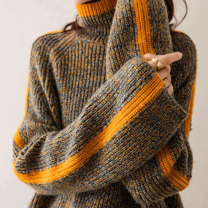 FLORA - Pull Élégant Grande Taille Découvrez notre pull FLORA, une création mode grande taille qui incarne l'essence de l'élégance française. Ce pull grande taille offre une silhouette raffinée et intemporelle, créé pour les femmes qui recherchent l'allia