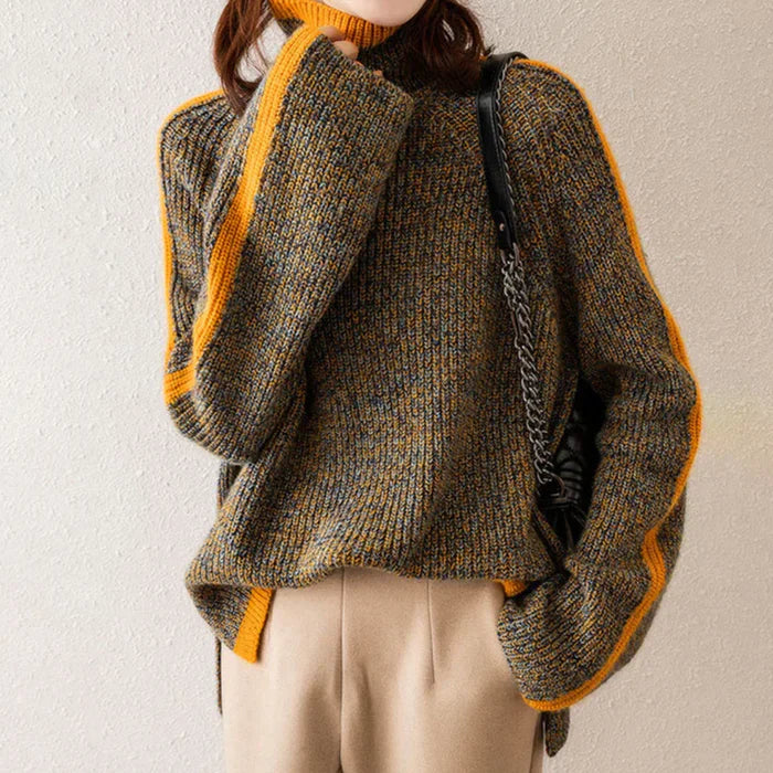 FLORA - Pull Élégant Grande Taille Découvrez notre pull FLORA, une création mode grande taille qui incarne l'essence de l'élégance française. Ce pull grande taille offre une silhouette raffinée et intemporelle, créé pour les femmes qui recherchent l'allia