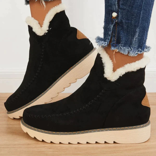 MADISON - Bottes d'Hiver Fourrées Grande Taille Découvrez nos bottes MADISON, une création mode grande taille qui marie chaleur fourrée et élégance française. Ces bottes d'hiver grande taille offrent une silhouette raffinée et douillette, créées pour les