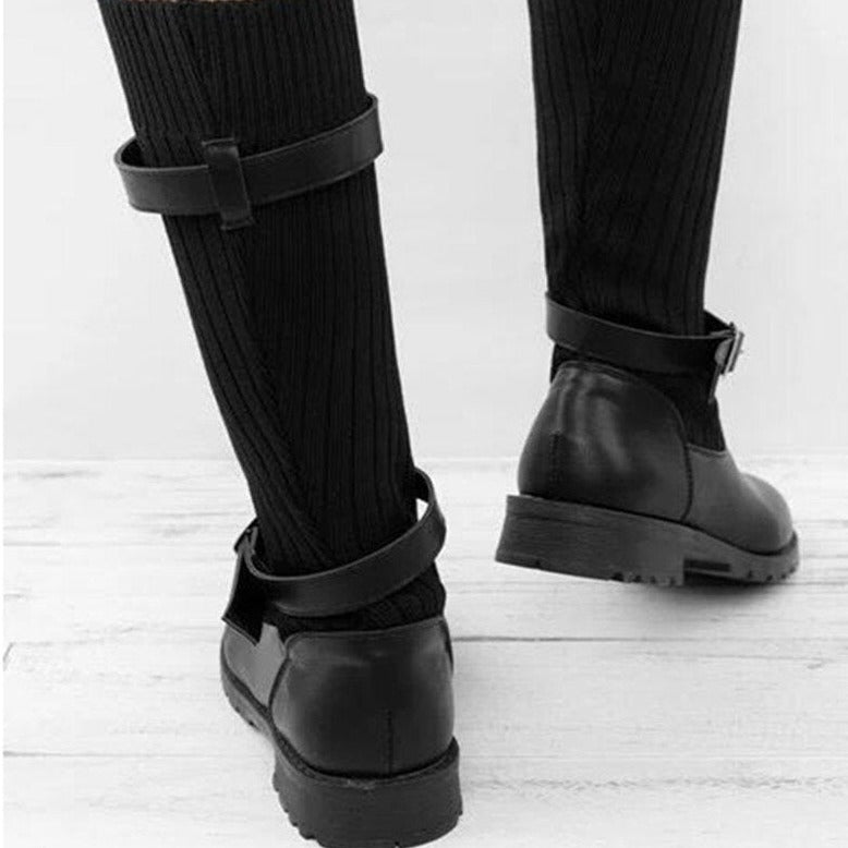 KELLY - Bottes en Cuir et Laine Tricotée Grande Taille Découvrez nos bottes KELLY, une création mode grande taille qui marie luxe du cuir, douceur de la laine et élégance française. Ces bottes grande taille offrent une silhouette raffinée et chaleureuse,
