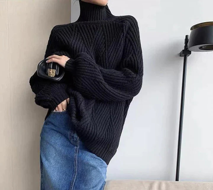 VINTAGE JACQUARD - Pull Col Rond Rayé Color Block Grande Taille Découvrez notre pull VINTAGE JACQUARD, une création mode grande taille qui marie motifs jacquard vintage, rayures et élégance française. Ce pull grande taille offre une silhouette distinctive