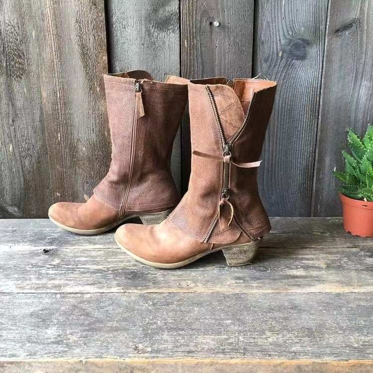 SYDNEY - Bottes d'Automne Grande Taille Découvrez nos bottes SYDNEY, une création mode grande taille qui marie style automnal et élégance française. Ces bottes grande taille offrent une silhouette raffinée et adaptée, créées pour les femmes qui recherchen