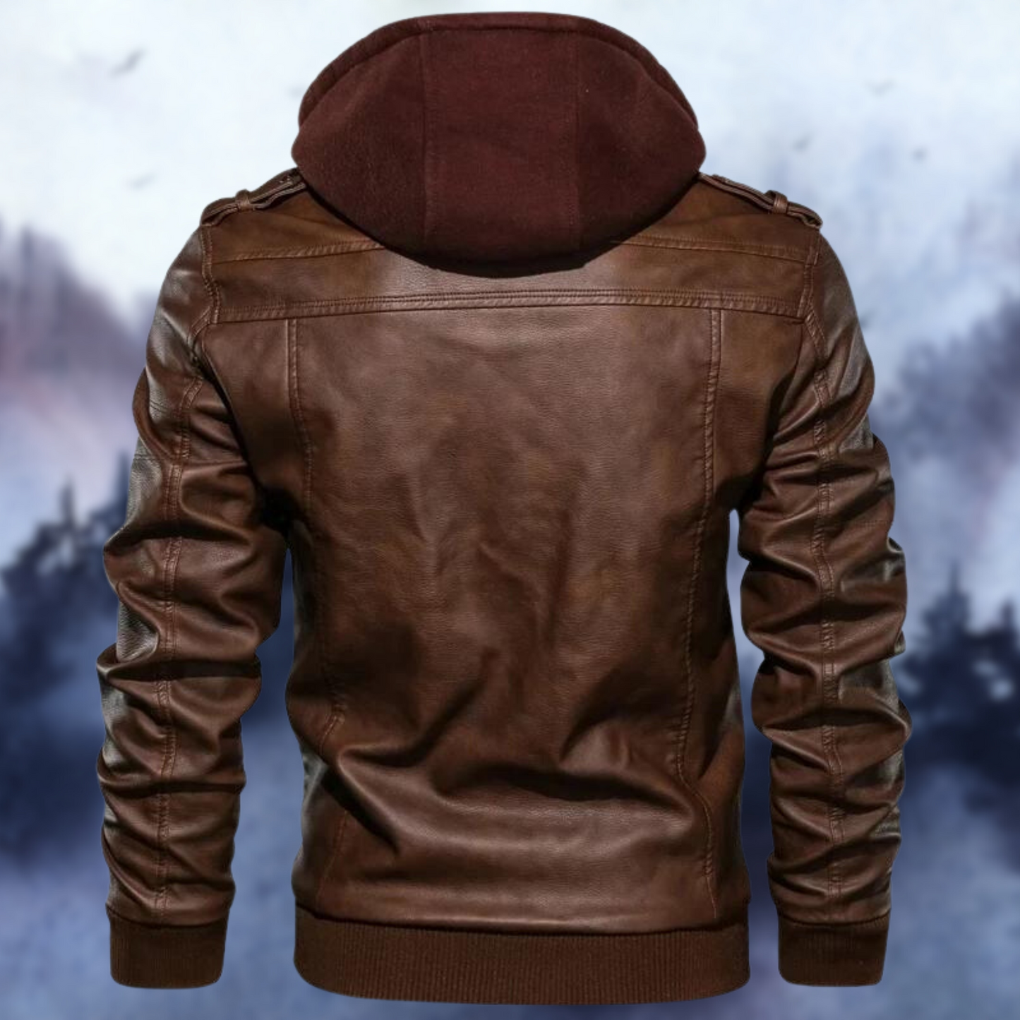 JAMES - Veste en Cuir Homme Découvrez notre veste JAMES pour homme, une création qui marie le luxe du cuir à l'élégance française. Cette veste en cuir offre une silhouette raffinée et intemporelle, créée pour les hommes qui recherchent une pièce aussi lux