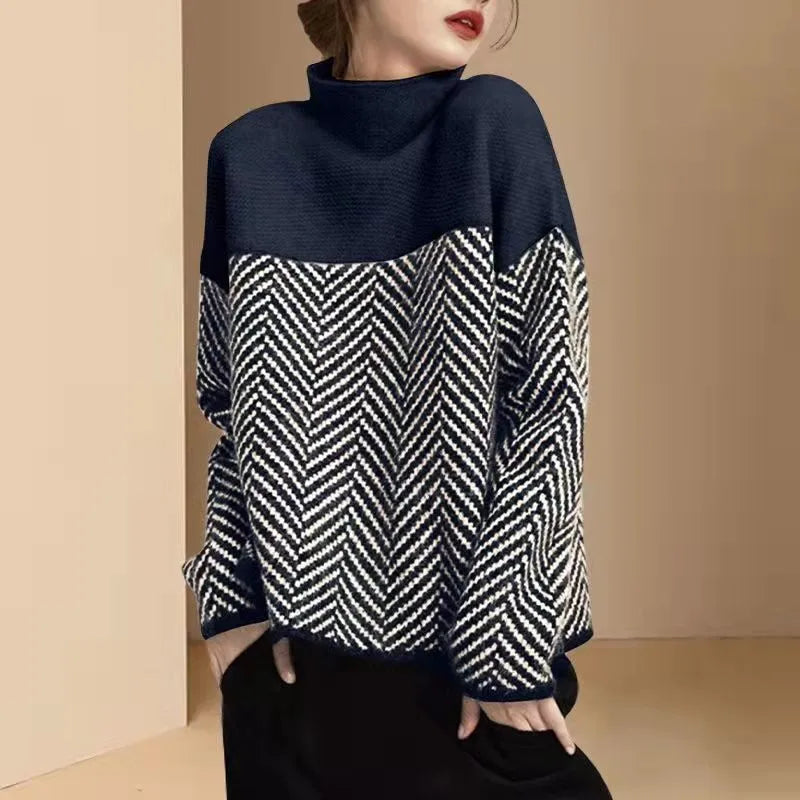 MYRA - Pull en Maille Élégant Grande Taille Découvrez notre pull MYRA, une création mode grande taille qui incarne le confort raffiné et l'élégance française. Ce pull en maille grande taille offre une silhouette sophistiquée et moderne, créé pour les femm