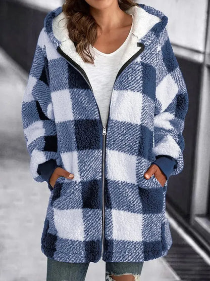 EDITH - Manteau à Carreaux Grande Taille Découvrez notre manteau EDITH, une création mode grande taille qui allie style à carreaux et élégance française. Ce manteau à carreaux grande taille offre un design tendance et sophistiqué, idéal pour les femmes qu
