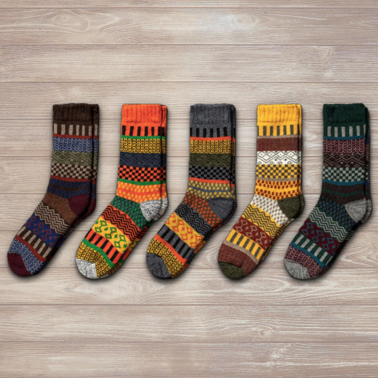 Svea (5 paires) - Chaussettes en Laine pour Hommes et Femme