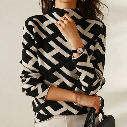 ELEANOR - Pull Élégant et Stylé Grande Taille Découvrez notre pull ELEANOR, une création mode grande taille qui allie style contemporain et élégance française. Ce pull grande taille offre une silhouette raffinée et moderne, créé pour les femmes qui recher