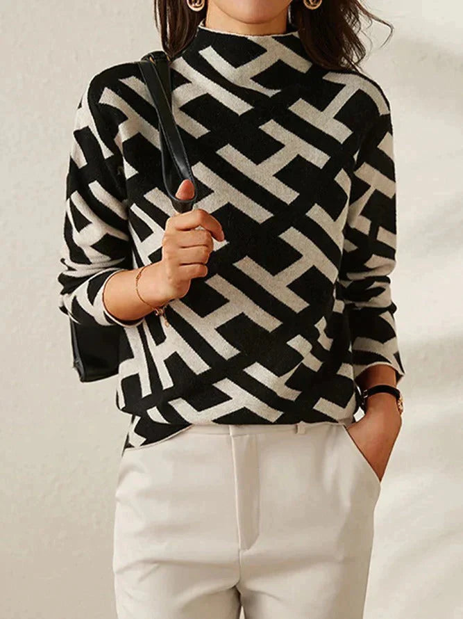 ELEANOR - Pull Élégant et Stylé Grande Taille Découvrez notre pull ELEANOR, une création mode grande taille qui allie style contemporain et élégance française. Ce pull grande taille offre une silhouette raffinée et moderne, créé pour les femmes qui recher