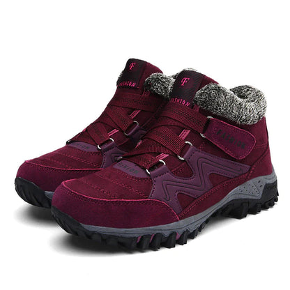 ELOISE - Bottines de Neige en Cuir Grande Taille Découvrez nos bottines ELOISE, une création mode grande taille qui marie protection hivernale et élégance française. Ces bottines grande taille offrent une silhouette raffinée et imperméable, créées pour le
