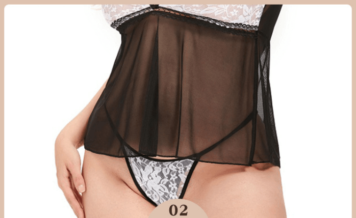 Emma Nuisette en Dentelle - Collection Curves ✨ Séduction et Élégance Découvrez la nuisette Emma, une création sensuelle en dentelle fine qui sublime vos courbes. Un mariage parfait entre transparence délicate et design raffiné, spécialement conçu pour le