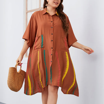 Roxane — Robe Asymétrique Noire Élégante Grande Taille