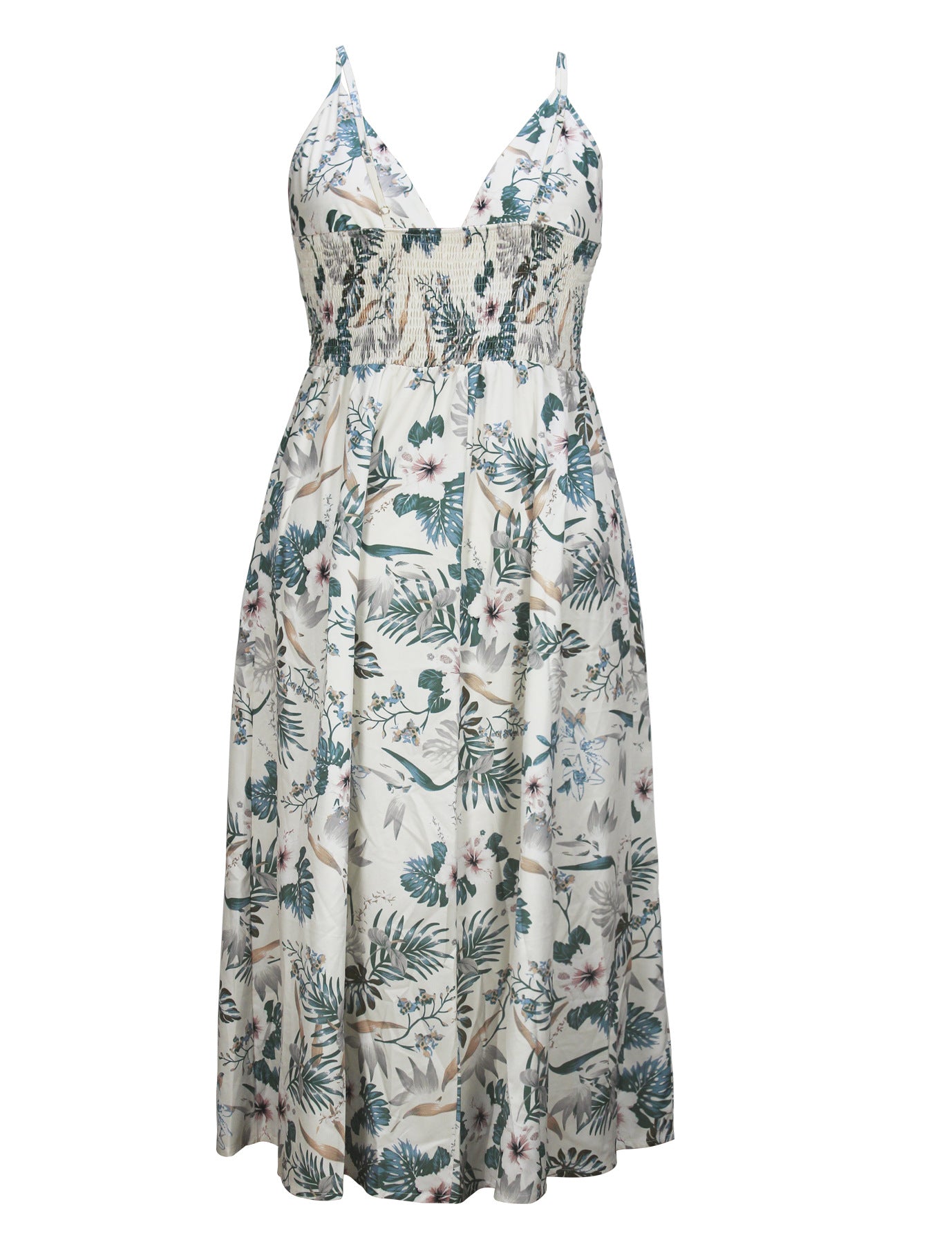 Léonie - Ensemble Deux Pièces Décontracté Sublimez votre silhouette avec cette robe longue d'été élégante et rafraîchissante. Un design floral qui allie féminité et confort pour toutes les morphologies. ✨ Caractéristiques Principales: • Imprimé fleuri tro