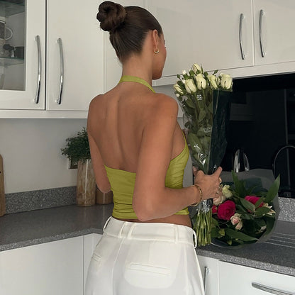 Top Femme Moulant Sans Manches