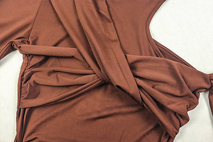 Céleste - Robe Asymétrique Grande Taille Une Épaule