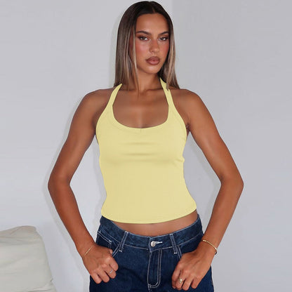 Top Femme Moulant Sans Manches