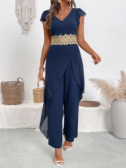 Céleste Combinaison Dentelle V-Neck