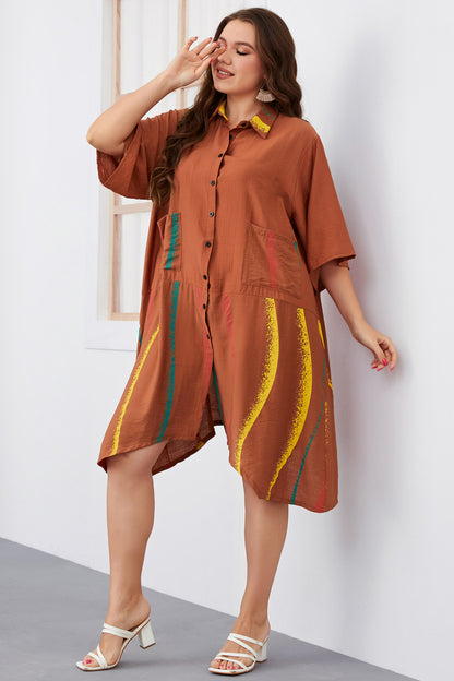 Roxane — Robe Asymétrique Noire Élégante Grande Taille