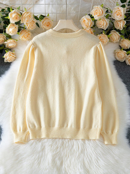 Chloé - Gilet Long Grande Taille Ajouré Tricoté