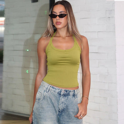 Top Femme Moulant Sans Manches