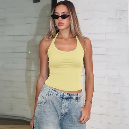 Top Femme Moulant Sans Manches