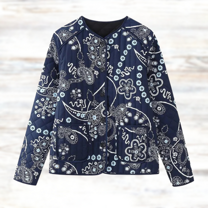 LULA - Veste Vintage Fleurie Grande Taille Découvrez notre veste LULA, une création mode grande taille qui allie charme vintage et élégance française. Cette veste fleurie grande taille offre un design rétro et romantique, idéale pour les femmes qui souhai