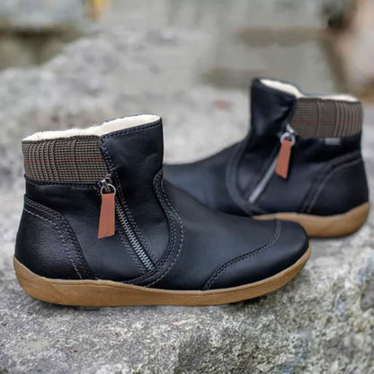 AENOR - Bottes Orthopédiques Imperméables Grande Taille Découvrez nos bottes AENOR, une création mode grande taille qui marie confort orthopédique et élégance française. Ces bottes grande taille offrent une silhouette raffinée et protectrice, créées pour