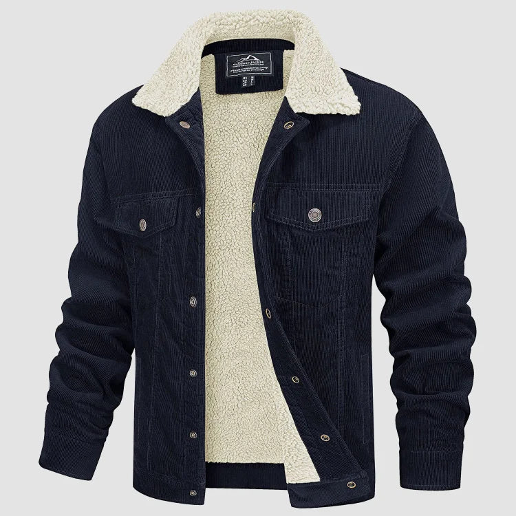 VIBE - Veste en Velours Côtelé Homme Découvrez notre veste VIBE pour homme, une création qui marie la texture noble du velours côtelé à l'élégance française. Cette veste en velours côtelé offre une silhouette raffinée et sophistiquée, créée pour les homme