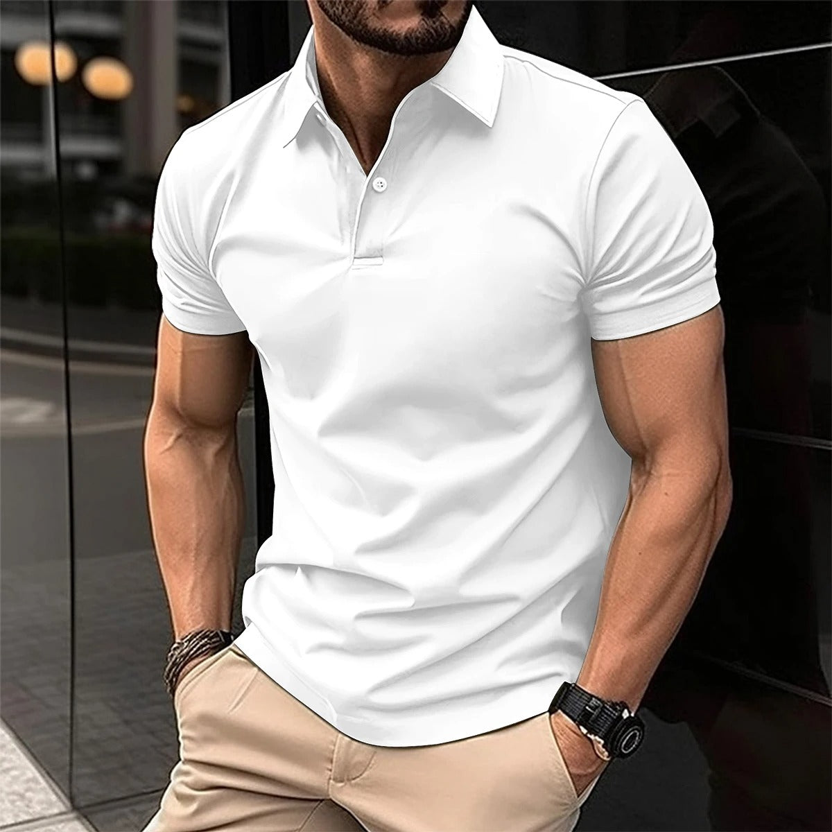 MARIO - Chemise d'Été Coton et Lin Homme Découvrez notre chemise MARIO pour homme, une création qui marie la fraîcheur naturelle du lin et du coton à l'élégance française. Cette chemise d'été offre une silhouette raffinée et aérée, créée pour les hommes q