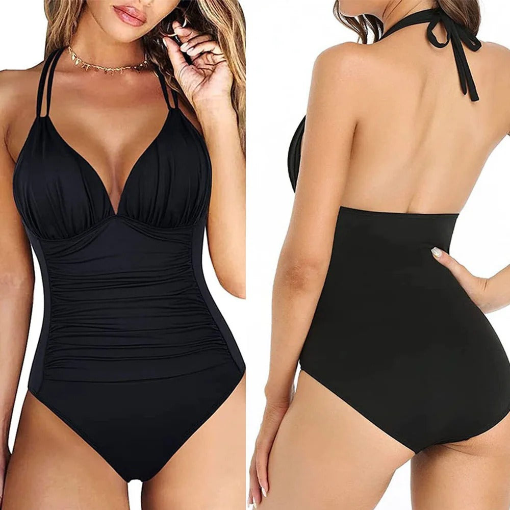 ALBA - Bikini Élégant Grande Taille Découvrez notre bikini ALBA, une création mode grande taille qui allie charme estival et élégance française. Ce bikini grande taille offre une silhouette raffinée et moderne, créé pour les femmes qui souhaitent rayonner
