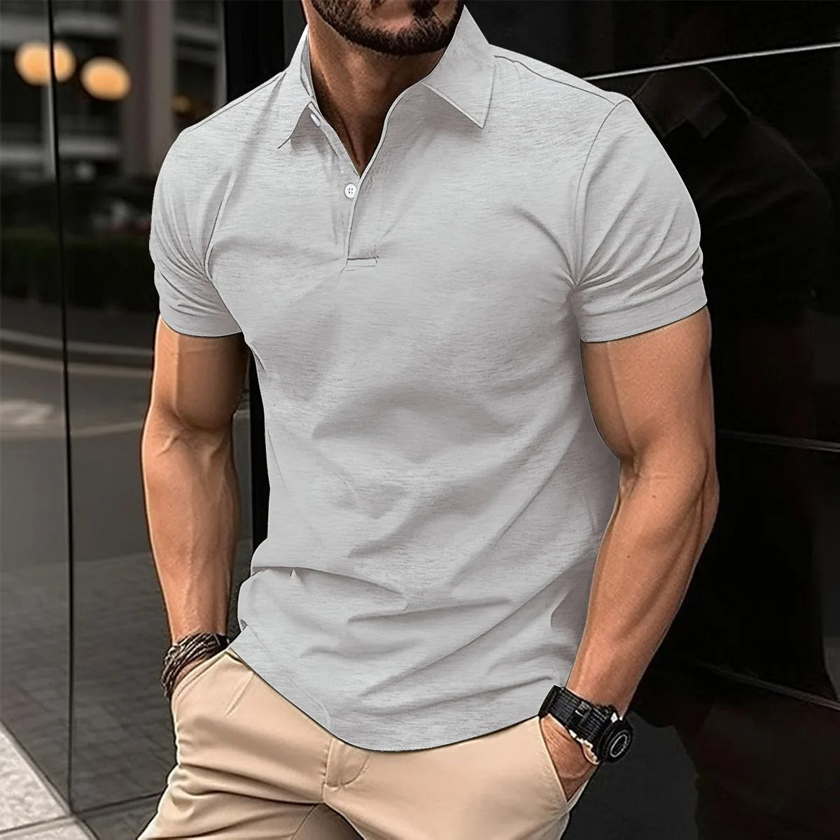 MARIO - Chemise d'Été Coton et Lin Homme Découvrez notre chemise MARIO pour homme, une création qui marie la fraîcheur naturelle du lin et du coton à l'élégance française. Cette chemise d'été offre une silhouette raffinée et aérée, créée pour les hommes q