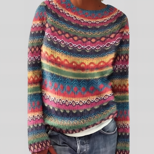 JANE - Pull Imprimé Design Élégant Grande Taille Découvrez notre pull JANE, une création mode grande taille qui marie design imprimé et élégance française. Ce pull grande taille offre une silhouette sophistiquée et raffinée, créé pour les femmes qui appré