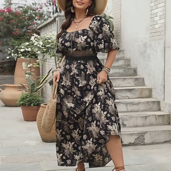 Robe Élégante Bureau - Grande Taille Coupe Flatteuse ✨ ÉLÉGANCE AU QUOTIDIEN Cette robe sophistiquée allie style professionnel et confort optimal. Parfaite pour le bureau comme pour les occasions spéciales. CARACTÉRISTIQUES:• Coupe flatteuse spécialement