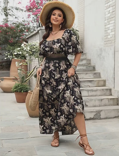 Robe Élégante Bureau - Grande Taille Coupe Flatteuse ✨ ÉLÉGANCE AU QUOTIDIEN Cette robe sophistiquée allie style professionnel et confort optimal. Parfaite pour le bureau comme pour les occasions spéciales. CARACTÉRISTIQUES:• Coupe flatteuse spécialement
