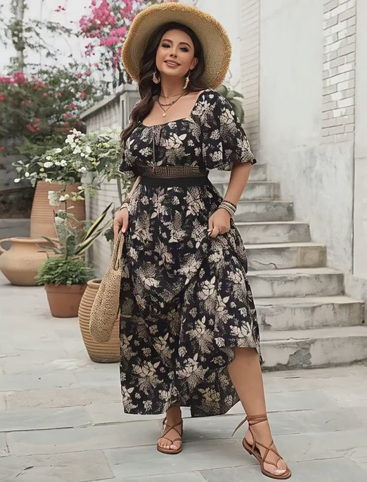 Robe Élégante Bureau - Grande Taille Coupe Flatteuse ✨ ÉLÉGANCE AU QUOTIDIEN Cette robe sophistiquée allie style professionnel et confort optimal. Parfaite pour le bureau comme pour les occasions spéciales. CARACTÉRISTIQUES:• Coupe flatteuse spécialement