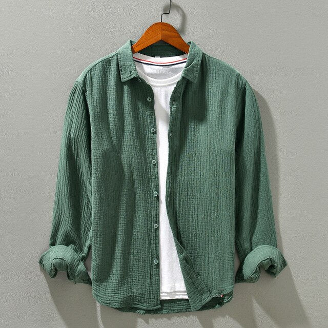 ARTURO - Chemise en Coton Homme Découvrez notre chemise ARTURO pour homme, une création qui marie confort du coton et élégance française. Cette chemise en coton offre une silhouette raffinée et intemporelle, créée pour les hommes qui recherchent une pièce