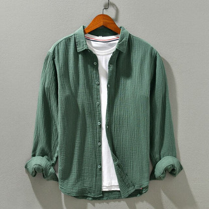 ARTURO - Chemise en Coton Homme Découvrez notre chemise ARTURO pour homme, une création qui marie confort du coton et élégance française. Cette chemise en coton offre une silhouette raffinée et intemporelle, créée pour les hommes qui recherchent une pièce