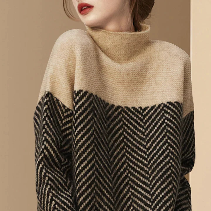 FILIPPA - Pull Élégant Marron Grande Taille Découvrez notre pull FILIPPA, une création mode grande taille qui marie la richesse du marron à l'élégance française. Ce pull grande taille offre une silhouette raffinée et intemporelle, créé pour les femmes qui
