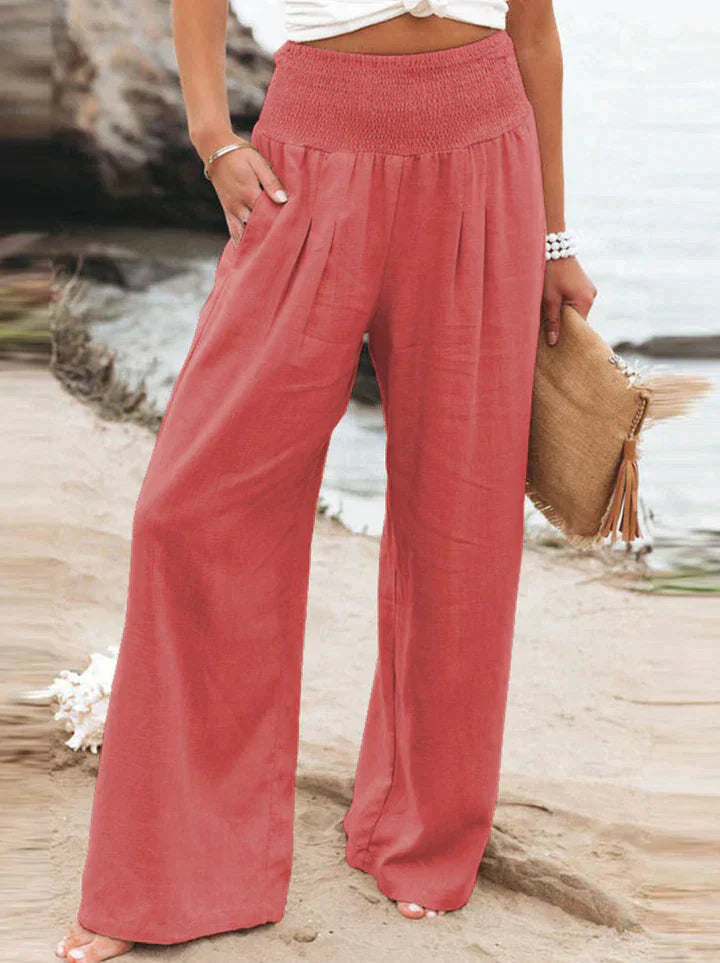 LEA - Pantalon Mode Grande Taille Découvrez notre pantalon LEA, une création mode grande taille qui allie tendance contemporaine et élégance française. Ce pantalon grande taille offre une silhouette moderne et raffinée, créé pour les femmes qui recherchen