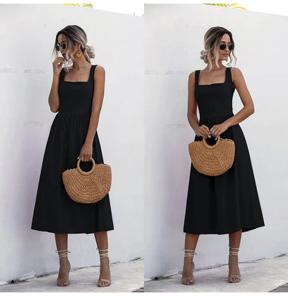 Anastasia - Robe d'Été Grande Taille Femme Décontractée Découvrez notre robe Anastasia, une création mode grande taille qui incarne la légèreté et l'élégance française estivale. Cette robe élégante grande taille combine parfaitement le style décontracté e